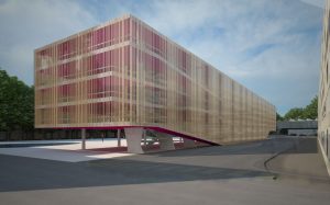 Studien Neubau Parkhaus „pink Cadillac“ Stadt Biel